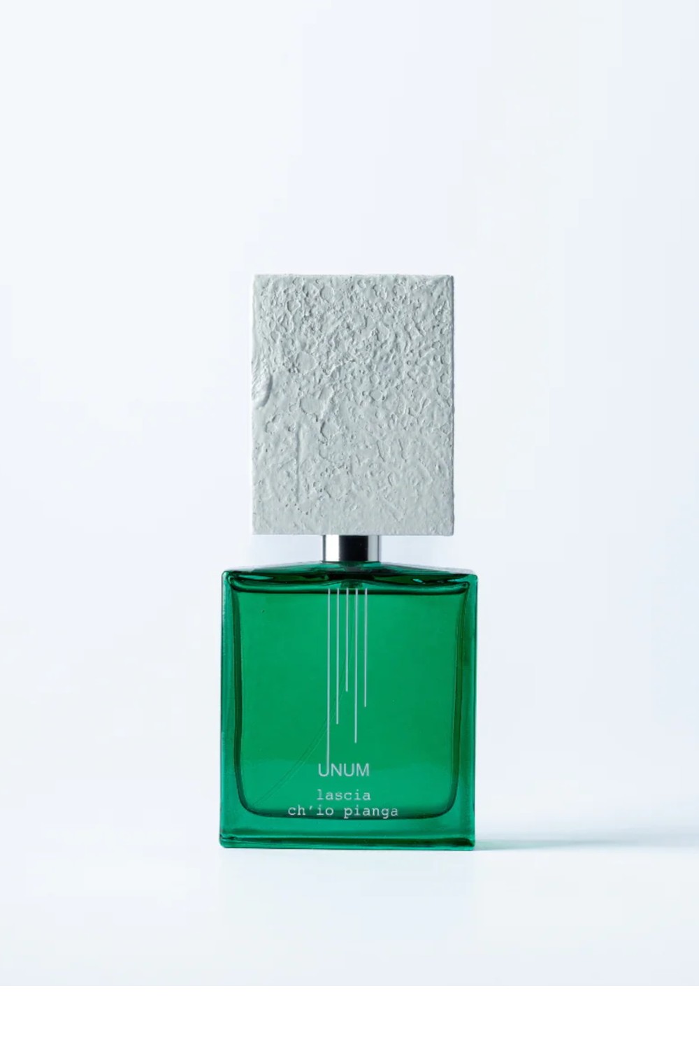 Flacon Filippo Sorcinelli Lascia ch'io pianga extrait de parfum, collection UNUM