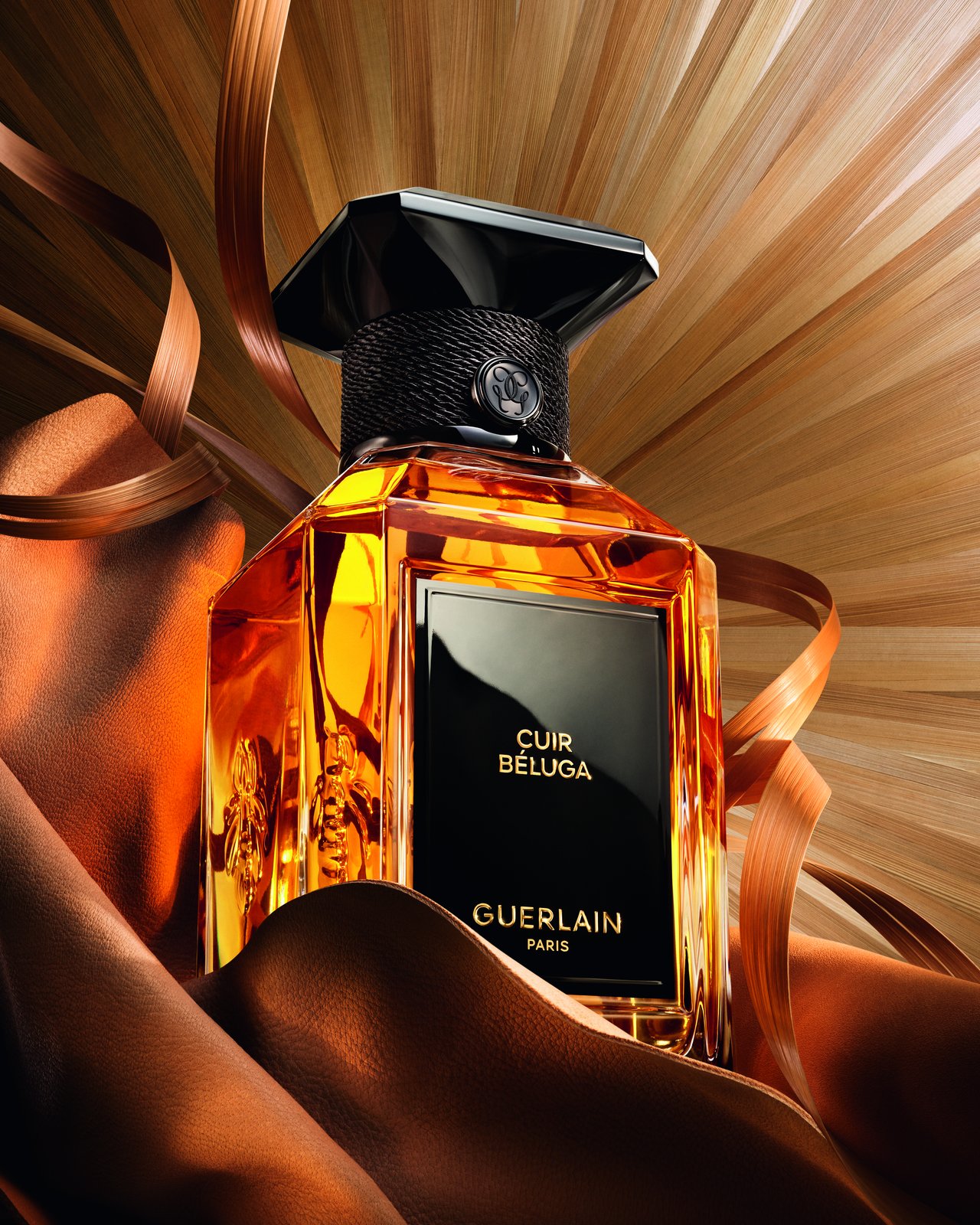 Flacon Cuir Béluga, Guerlain L'Art et la Matière, photo officielle