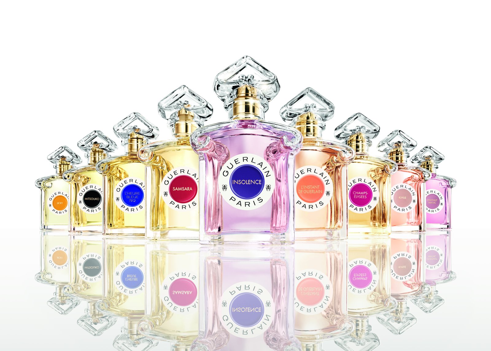 Collection Les Légendaires de Guerlain, mosaïque des parfums emblématiques
