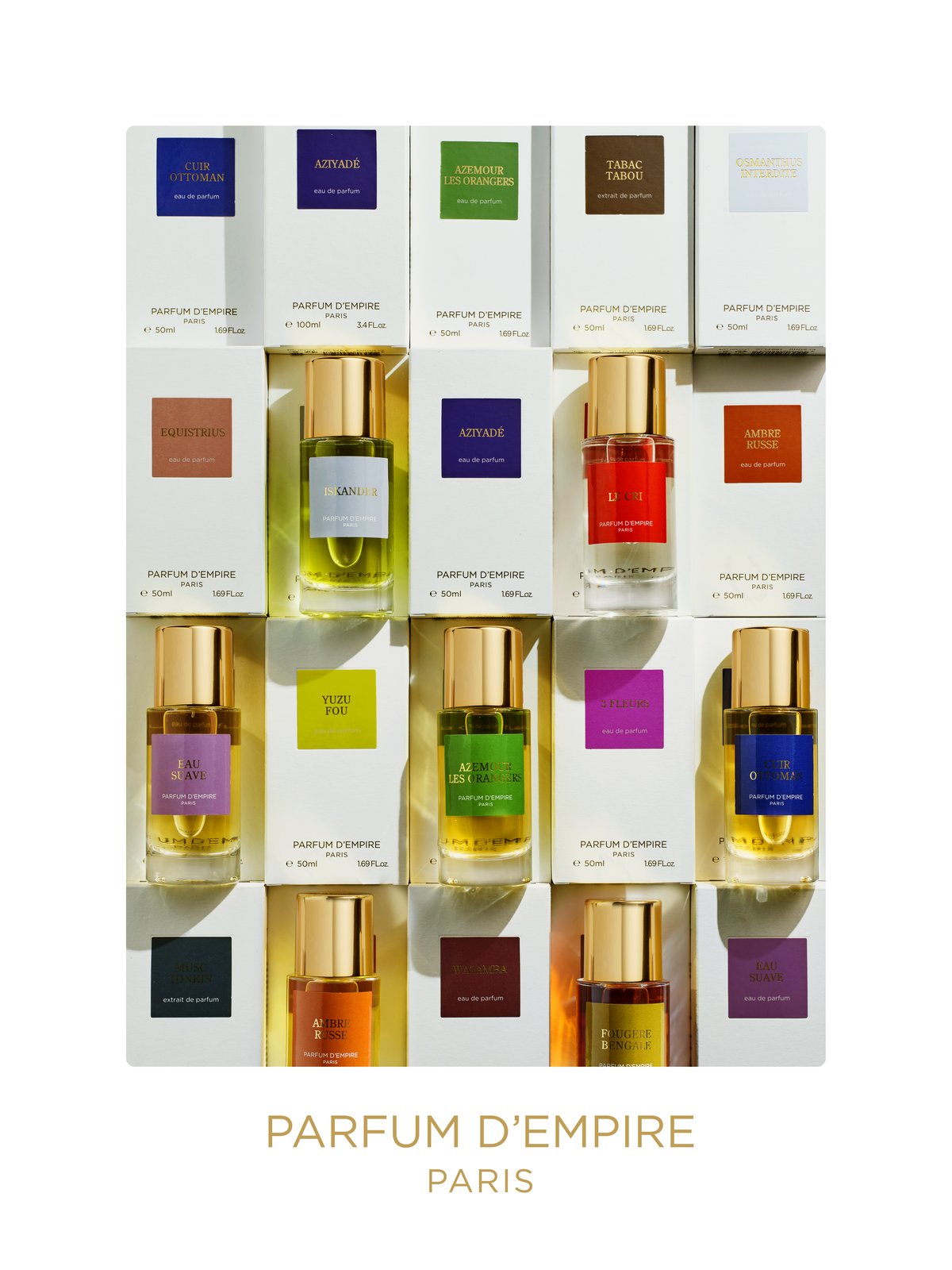 Parfum d’Empire, visuel officiel maison